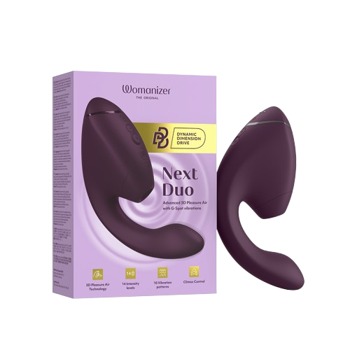 Womanizer Next Duo — 3D PleasureAir™ + G스팟 진동